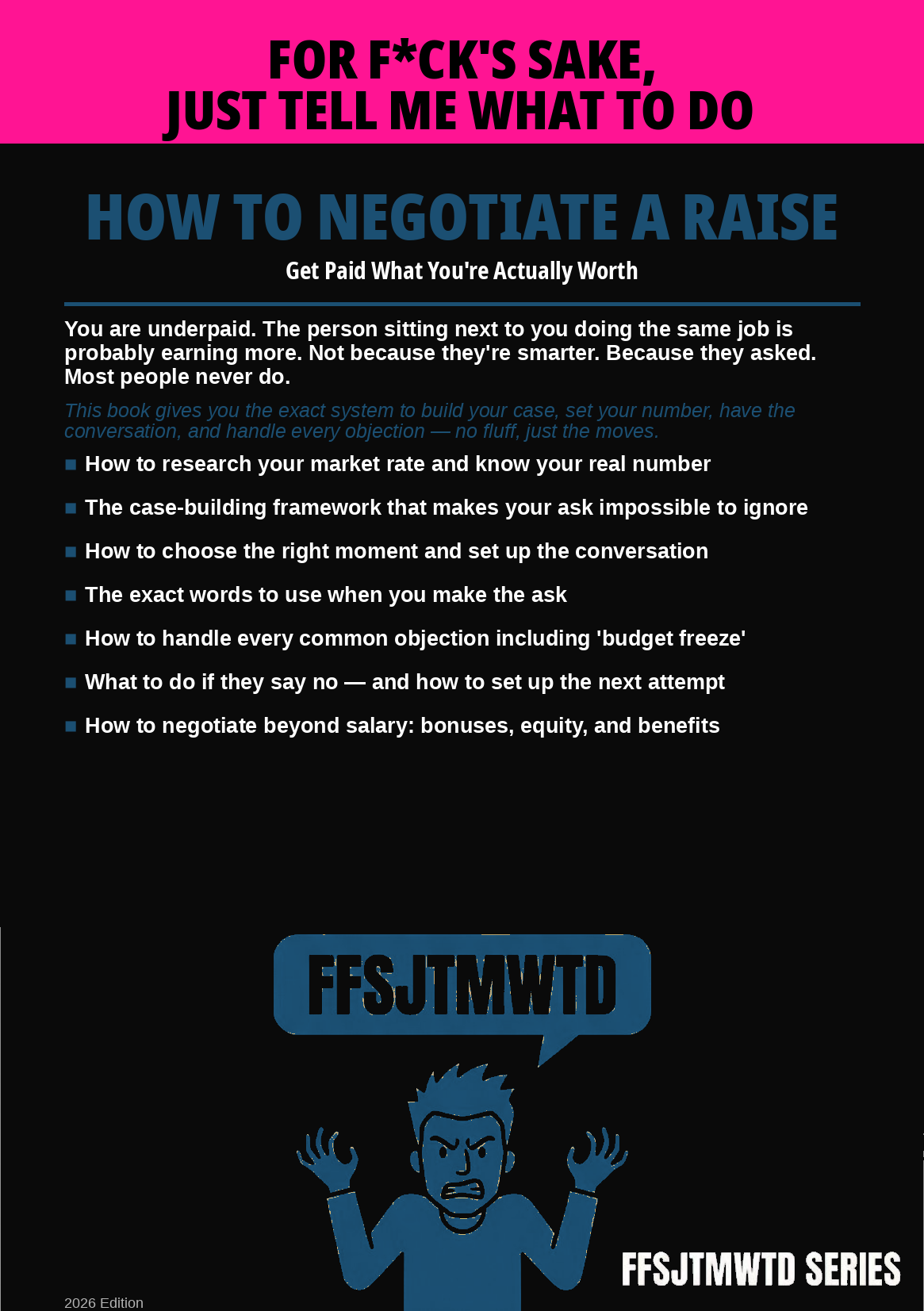 How to Negotiate a Raise — Back Cover