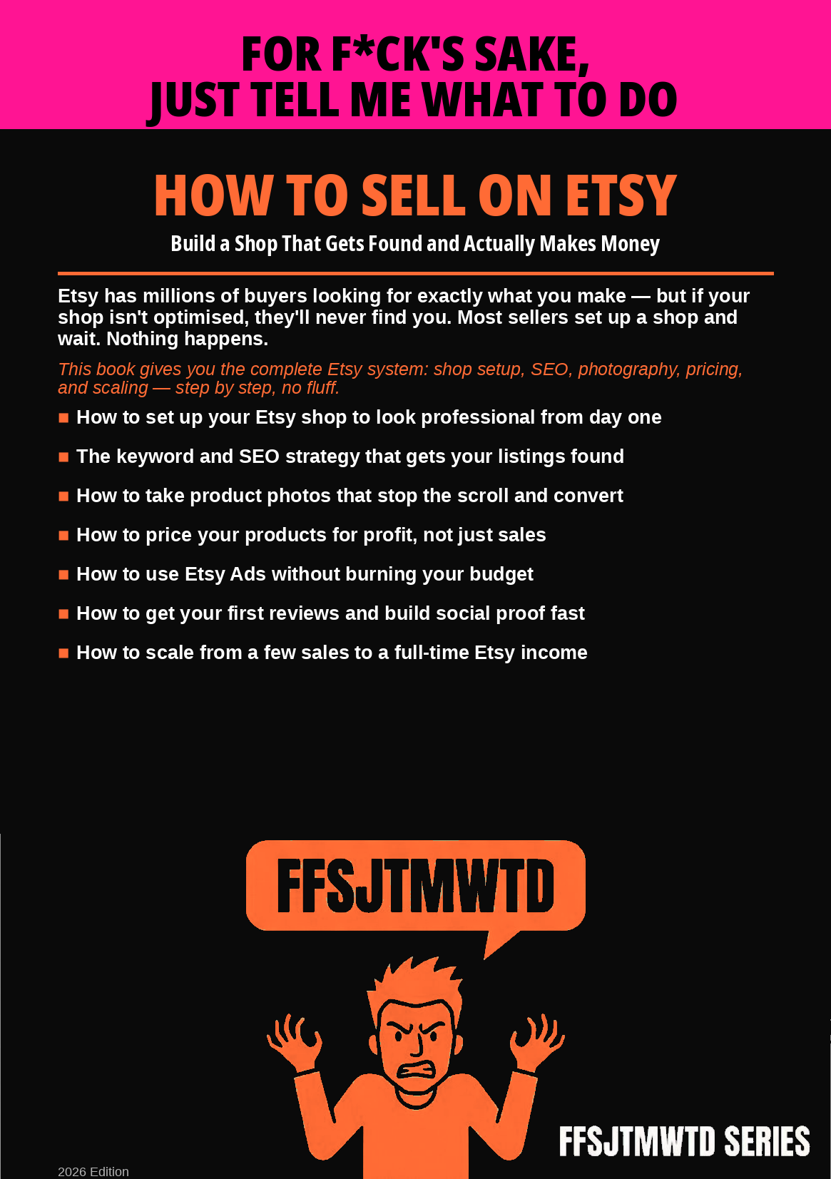 How to Sell on Etsy — Back Cover
