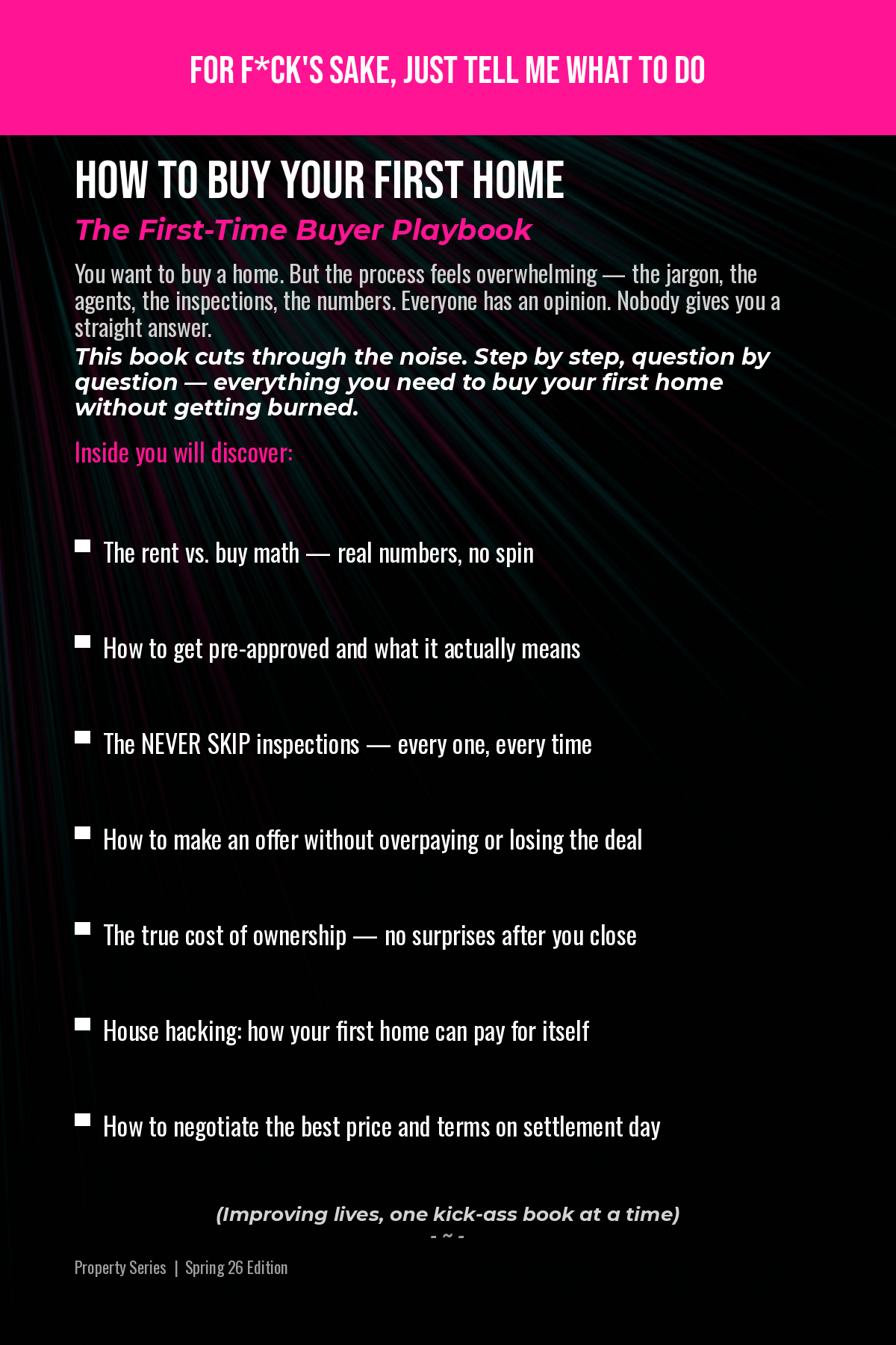 How to Buy Your First Home — Back Cover